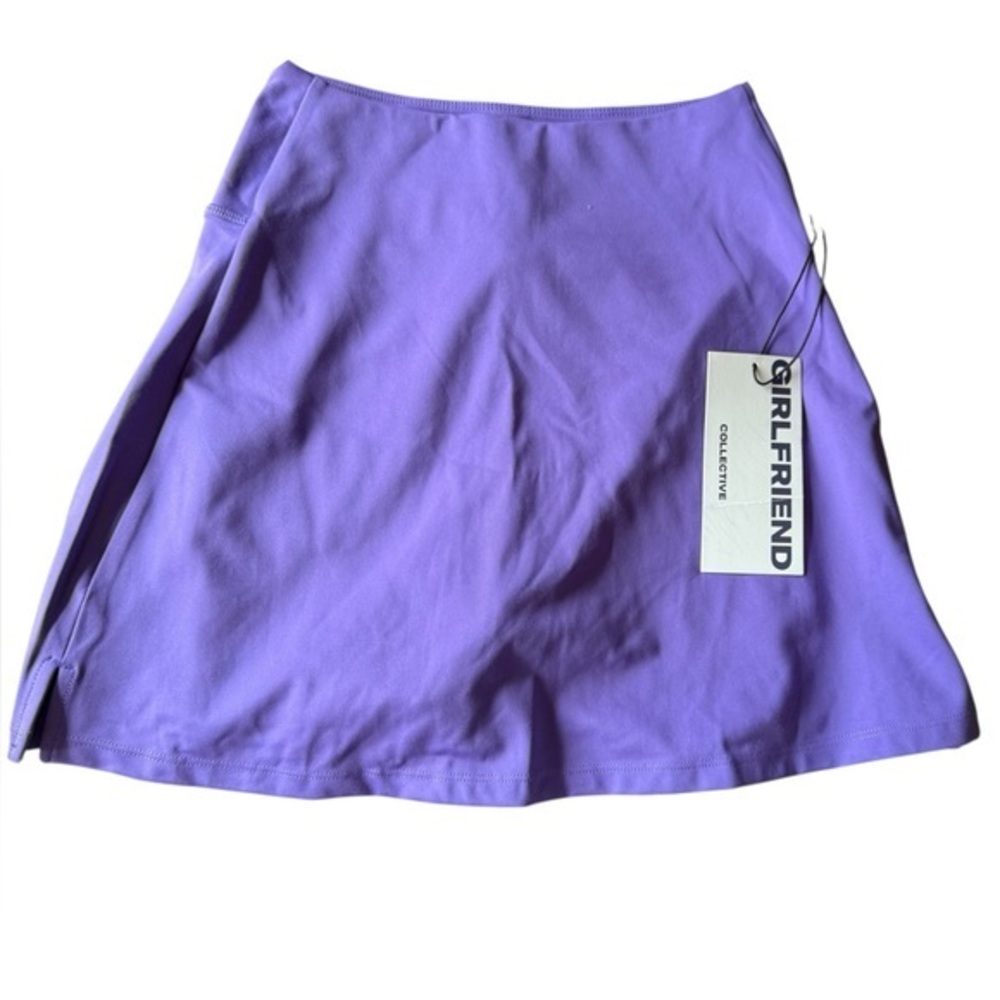 Girlfriend collective wild iris bright purple birdie skort skirt
